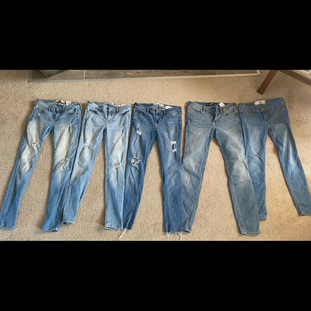Hollister California Light wash pack of jeans
